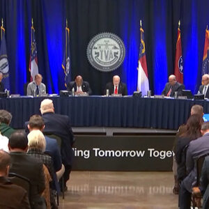 The TVA Board of Directors in session Feb. 11 The TVA Board of Directors in session Feb. 11