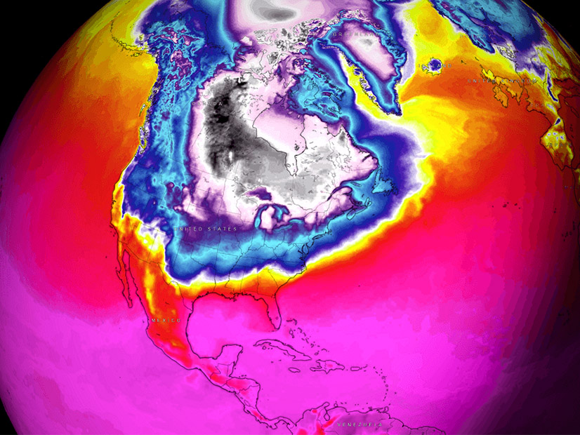 Winter Storm Fern is shown on radar. Winter Storm Fern is shown on radar.