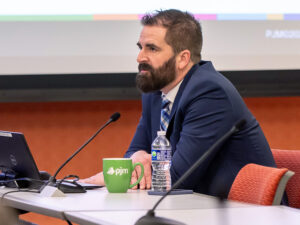 PJM's Chris Pilong presents an issue charge framing how PJM would seek to establish a Connect and Manage system for curtailing large loads. PJM's Chris Pilong presents an issue charge framing how PJM would seek to establish a Connect and Manage system for curtailing large loads.