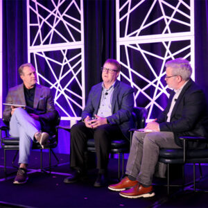 From left: SPP CEO Lanny Nickell, CAISO CEO Elliot Mainzer and RTO Insider Deputy Editor Robert Mullin From left: SPP CEO Lanny Nickell, CAISO CEO Elliot Mainzer and RTO Insider Deputy Editor Robert Mullin