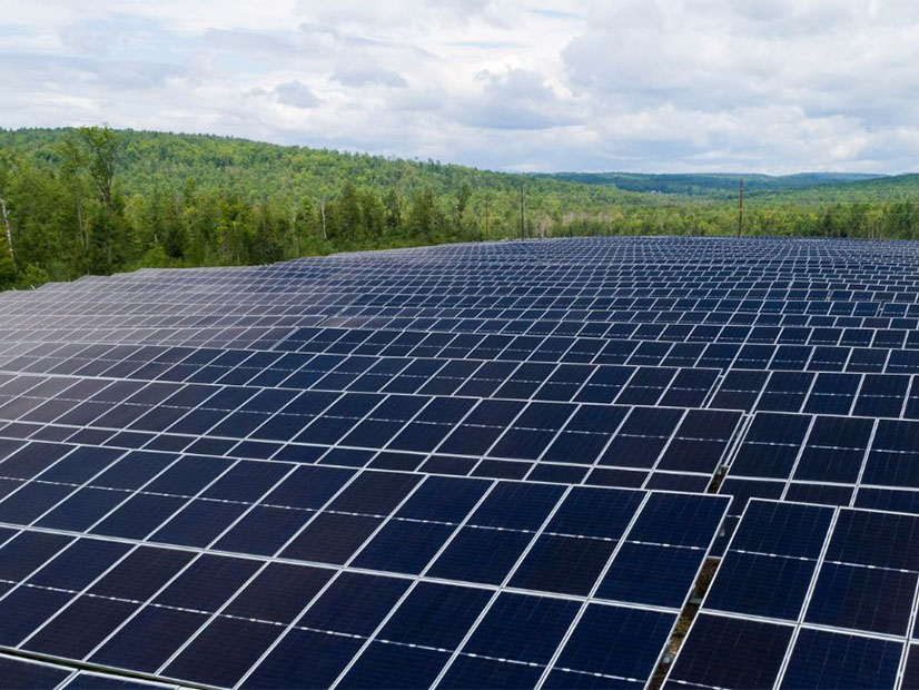 The Farmington Solar Energy Center in Farmington, Maine The Farmington Solar Energy Center in Farmington, Maine