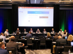 The MISO Board of Directors in session March 26 The MISO Board of Directors in session March 26