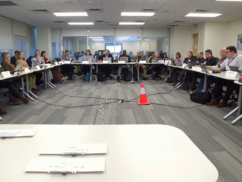 NERC's Standards Committee held its monthly meeting in Juno Beach, Fla., on March 18. NERC's Standards Committee held its monthly meeting in Juno Beach, Fla., on March 18.