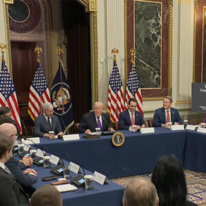 President Donald Trump presides over the signing of a ratepayer protection pledge with seven leading companies behind the data center boom at the White House on March 4. President Donald Trump presides over the signing of a ratepayer protection pledge with seven leading companies behind the data center boom at the White House on March 4.
