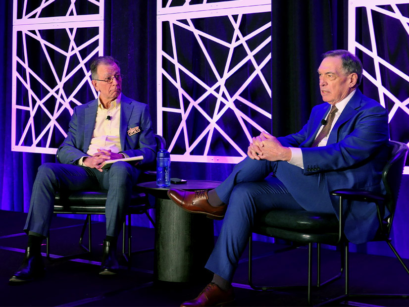 RTO Insider Editor-in-Chief Rich Heidorn Jr. and former FERC Chair Jon Wellinghoff RTO Insider Editor-in-Chief Rich Heidorn Jr. and former FERC Chair Jon Wellinghoff