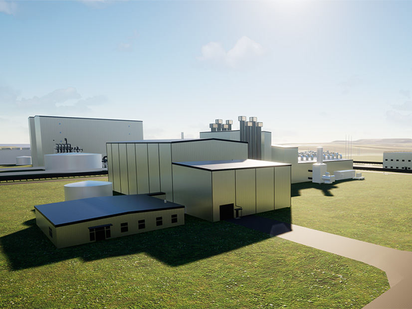 Rendering of TerraPower’s Natrium power plant Rendering of TerraPower’s Natrium power plant