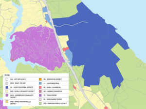 The target area for the proposed Amazon facility is zoned “heavy industrial,” no new zoning will be required. The target area for the proposed Amazon facility is zoned “heavy industrial,” no new zoning will be required.
