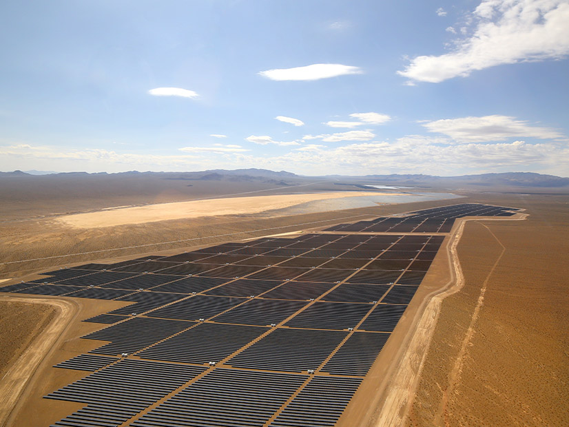A large solar facility in Arizona A large solar facility in Arizona
