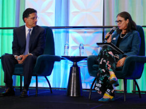 Eric Cantor with GCPA Executive Director Barbara Clemenhagen Eric Cantor with GCPA Executive Director Barbara Clemenhagen
