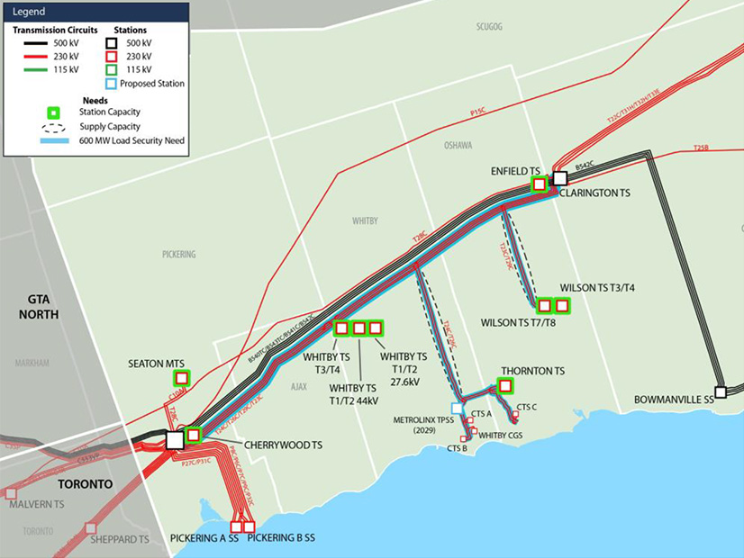Tx Planners Eye Options for Load Growth in Toronto Region
