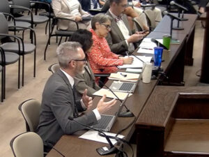 ERCOT's Jeff Billo updates the commission on the batch process' development. ERCOT's Jeff Billo updates the commission on the batch process' development.