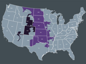 SPP's RTO area now sits in two interconnections. SPP's RTO area now sits in two interconnections.