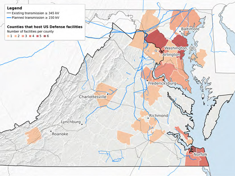 Report: More Focus Needed on Defense Facilities in Grid Planning in Va.